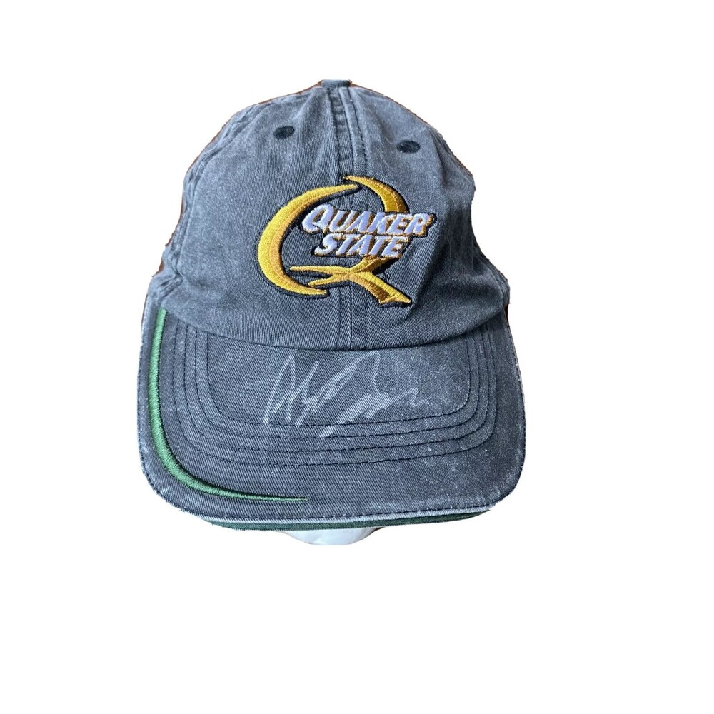 QUAKER STATE Signature Gray One Size Fits Most Adjustable Baseball Cap Hat